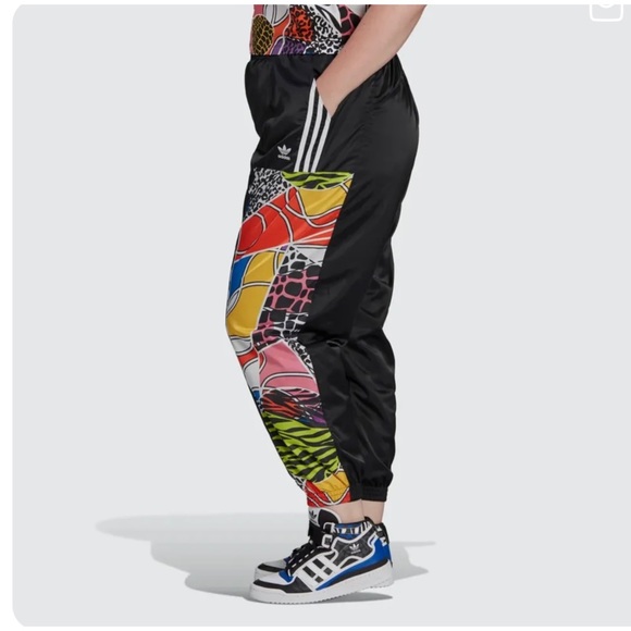 ADIDAS RICH MNISI PLUS SIZE TRACK PANTS - Picture 3 of 5